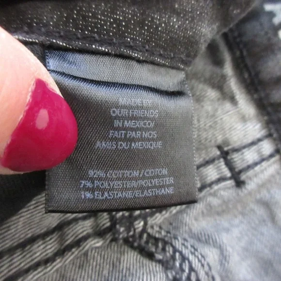 Dovetail Workwear The Maven Slim Jeans Black Size 0 Inseam 28 Stretch Knee Patch - Picture 11 of 12